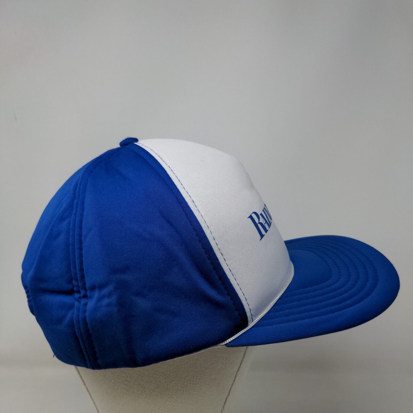 Rainier Snapback Hat Blue OSFA Colorblock Crown Cap Adjustable 5 Panel