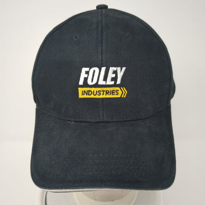 Foley Industries MVP 25 Slideback Baseball Cap Black One Size Adjustable Cotton