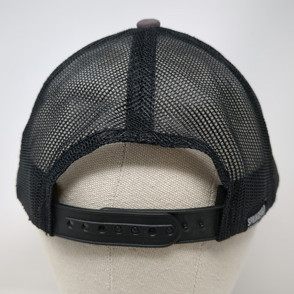 Springfield Armory Trucker Hat Gray One Size Mesh Back Snapback US Flag Patch
