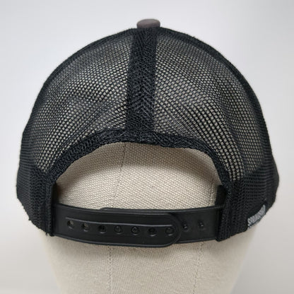 Springfield Armory Trucker Hat Gray One Size Mesh Back Snapback US Flag Patch