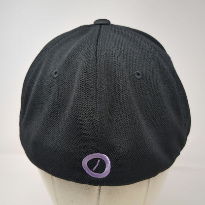 Flexfit Pickle Juice Baseball Cap Black Purple XL Stretch Hat Yupoong Polyester