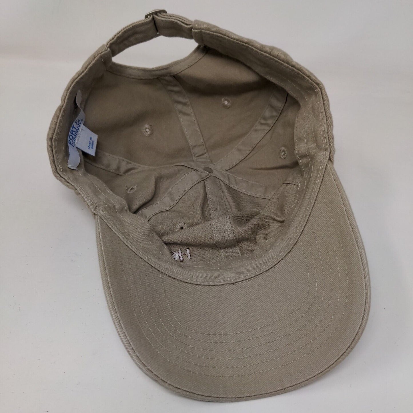 HST 75 Slideback Hat Tan One Size Adjustable Embroidered Port & Company