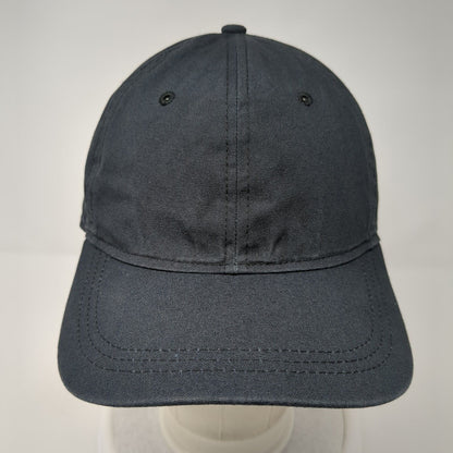 Universal Thread Slideback Hat Black One Size Adjustable Solid 6 Panel