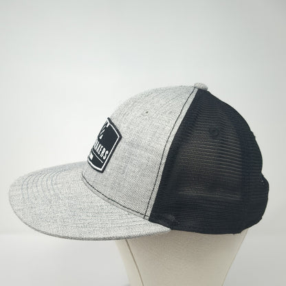 Brandmakers Est. 2008 Snapback Trucker Hat Gray One Size Mesh Back Brand Makers
