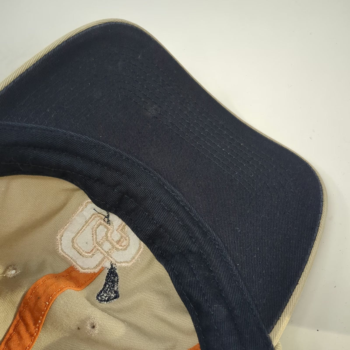 Utility Baseball Cap Beige One Size Lacrosse OS Stick Embroidered Hat Cotton