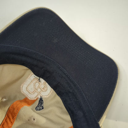 Utility Baseball Cap Beige One Size Lacrosse OS Stick Embroidered Hat Cotton