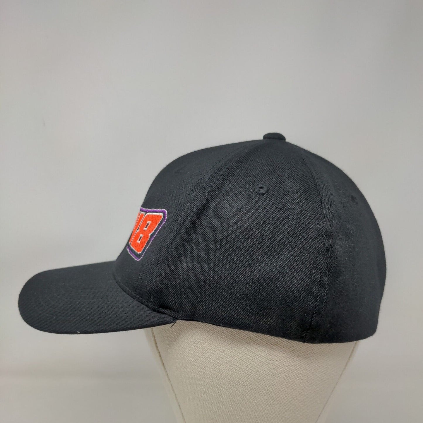 Port Authority Men's Fitted Hat Black Size L/XL Embroidered #48 Logo