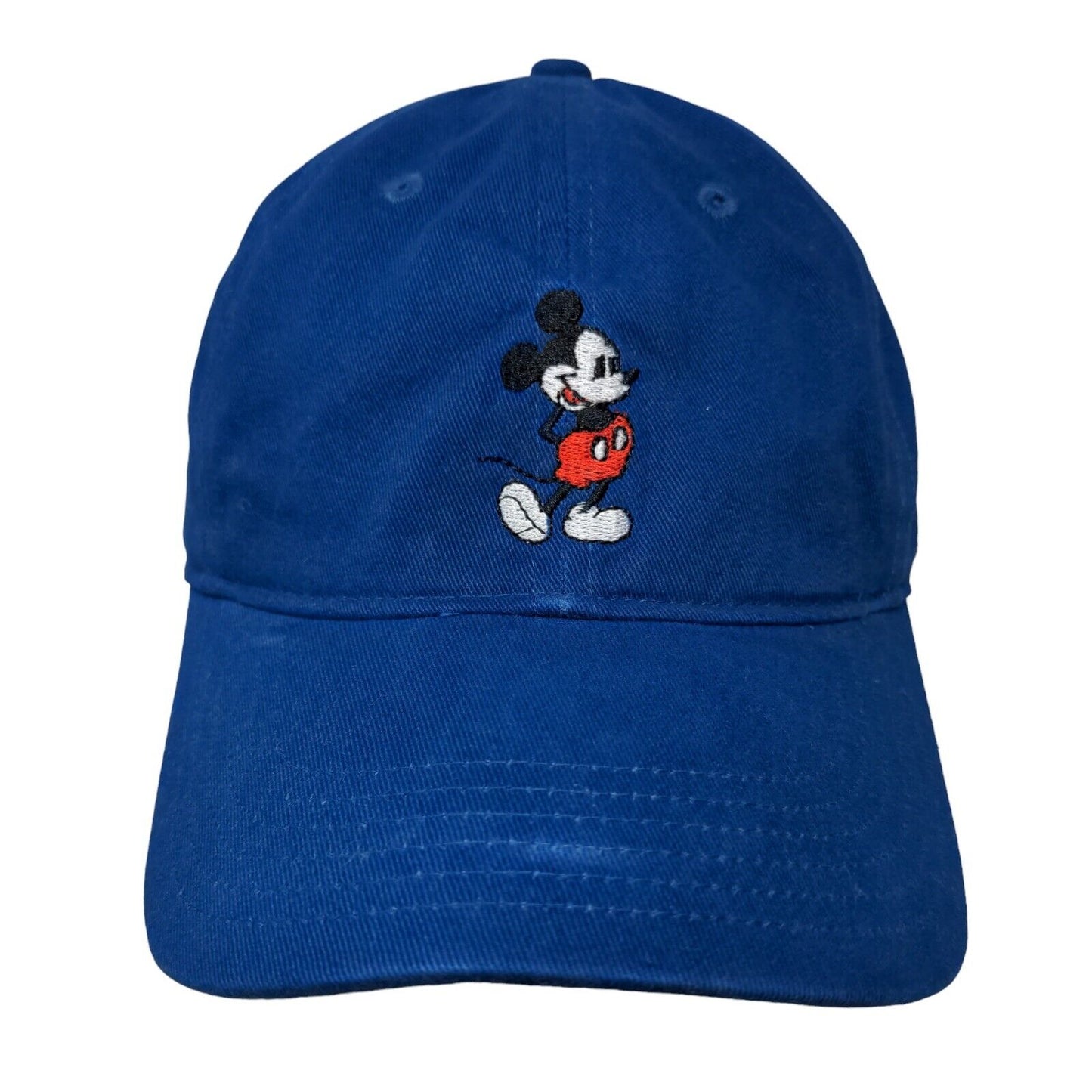 Mickey Mouse Slideback Hat Blue One Size Embroidered Logo 6 Panel Disney