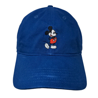 Mickey Mouse Slideback Hat Blue One Size Embroidered Logo 6 Panel Disney