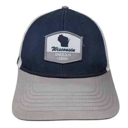 Wisconsin Dells 1856 Snapback Trucker Hat Multicolor OS Mesh Back Jacobson Hat