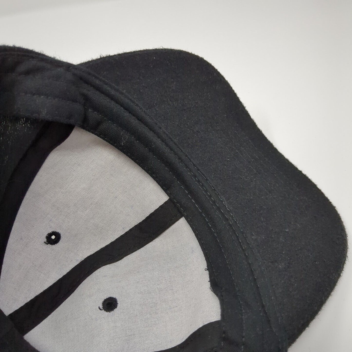 Unbranded Slideback Hat Black One Size Solid Blank 6 Panel Adjustable