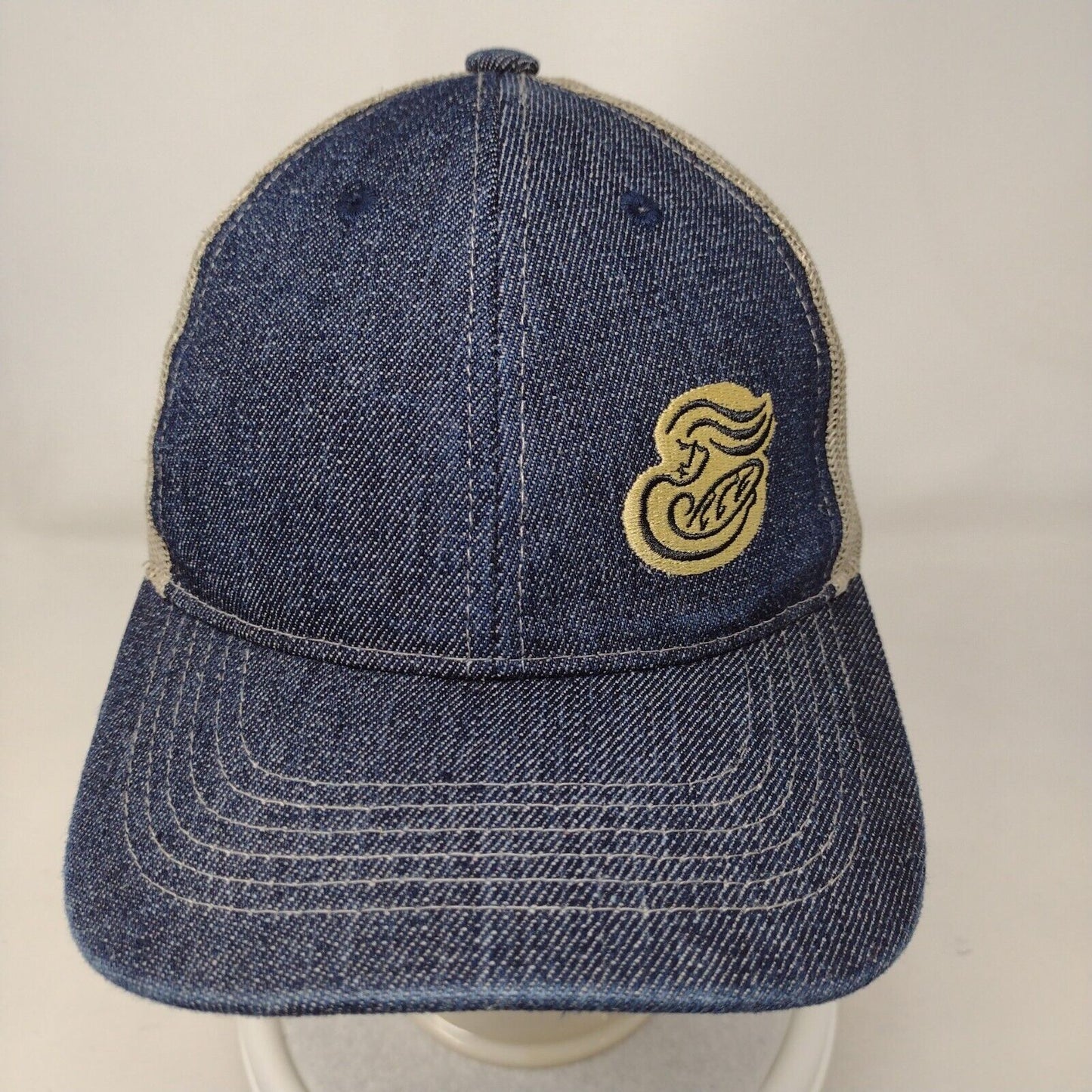 Panera Bread Strapback Employee Trucker Hat Multicolor Denim One Size