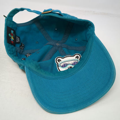 Explore by Lids Blue Baseball Cap One Size Polar Bear Ski Goggles Paw Prints Hat