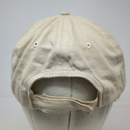 Hit 5 Panel Beige One Size Hat Federal Credit Union Embroidered Strapback