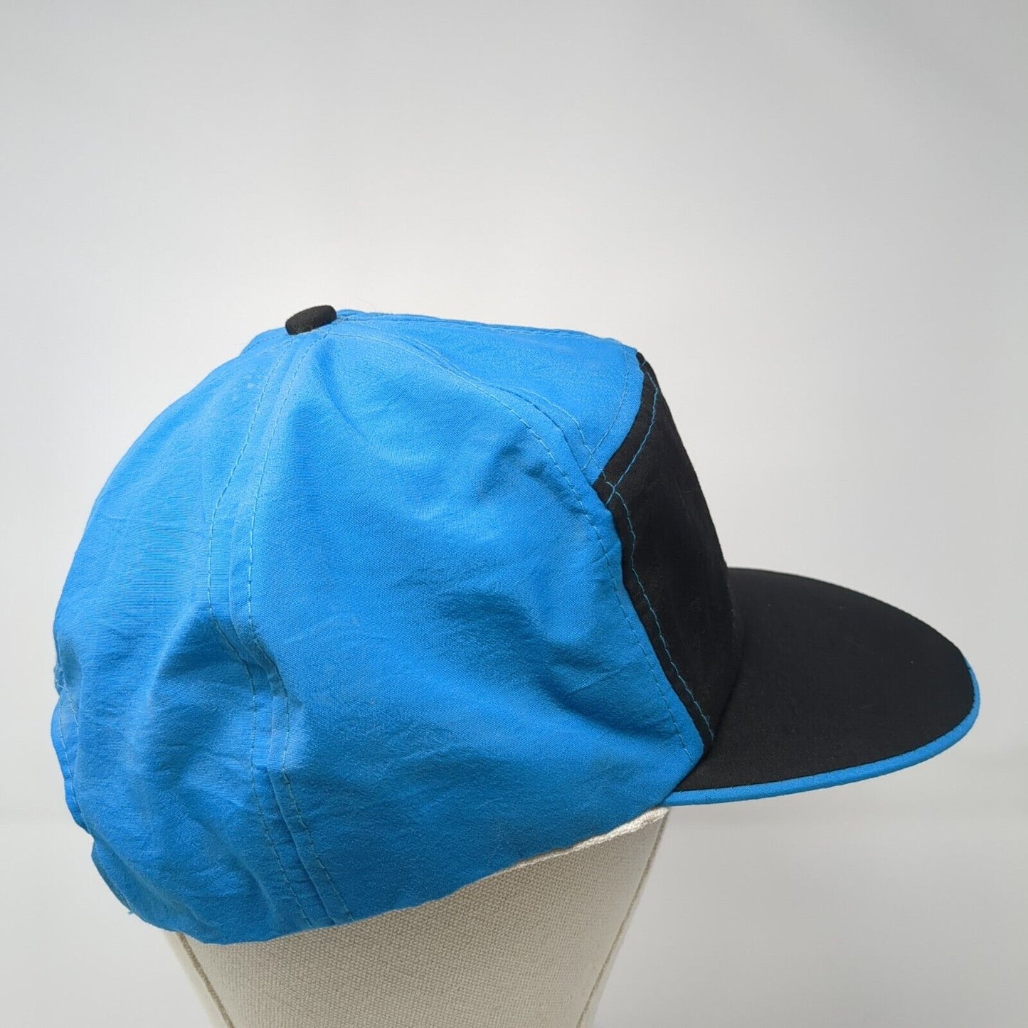 Reno Snapback Hat Blue One Size Adjustable Embroidered 6 Panel Nylon