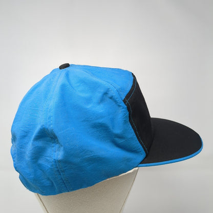 Reno Snapback Hat Blue One Size Adjustable Embroidered 6 Panel Nylon