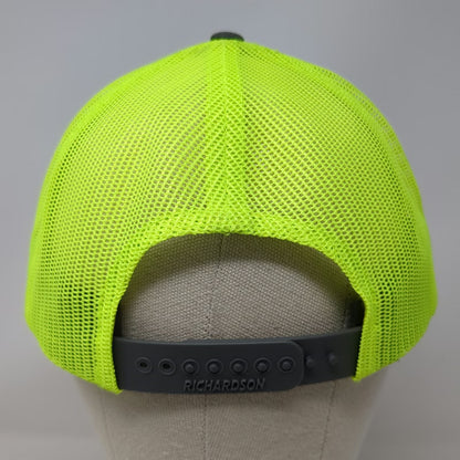Richardson Trucker Hat Black Yellow One Size United Rentals Mesh Construction