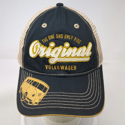 713 Headwear Trucker Hat Black One Size Volkswagen Bus Licensed Mesh Snapback