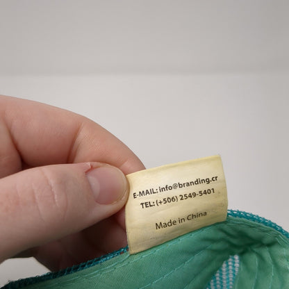 Costa Rica Pura Vida 1821 Snapback Trucker Hat Blue One Size Mesh Back