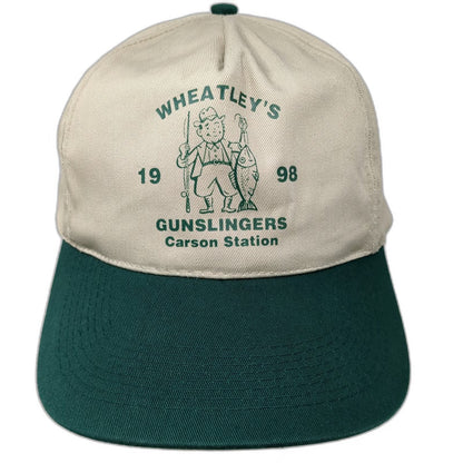 Otto 5 Panel Beige Green One Size Wheatleys Gunslingers Carson Station 1998 Hat