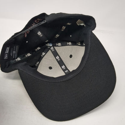 New Era Snapback Black OSFM Chance The Rapper 3 Wool Flat Bill Adjustable Hat