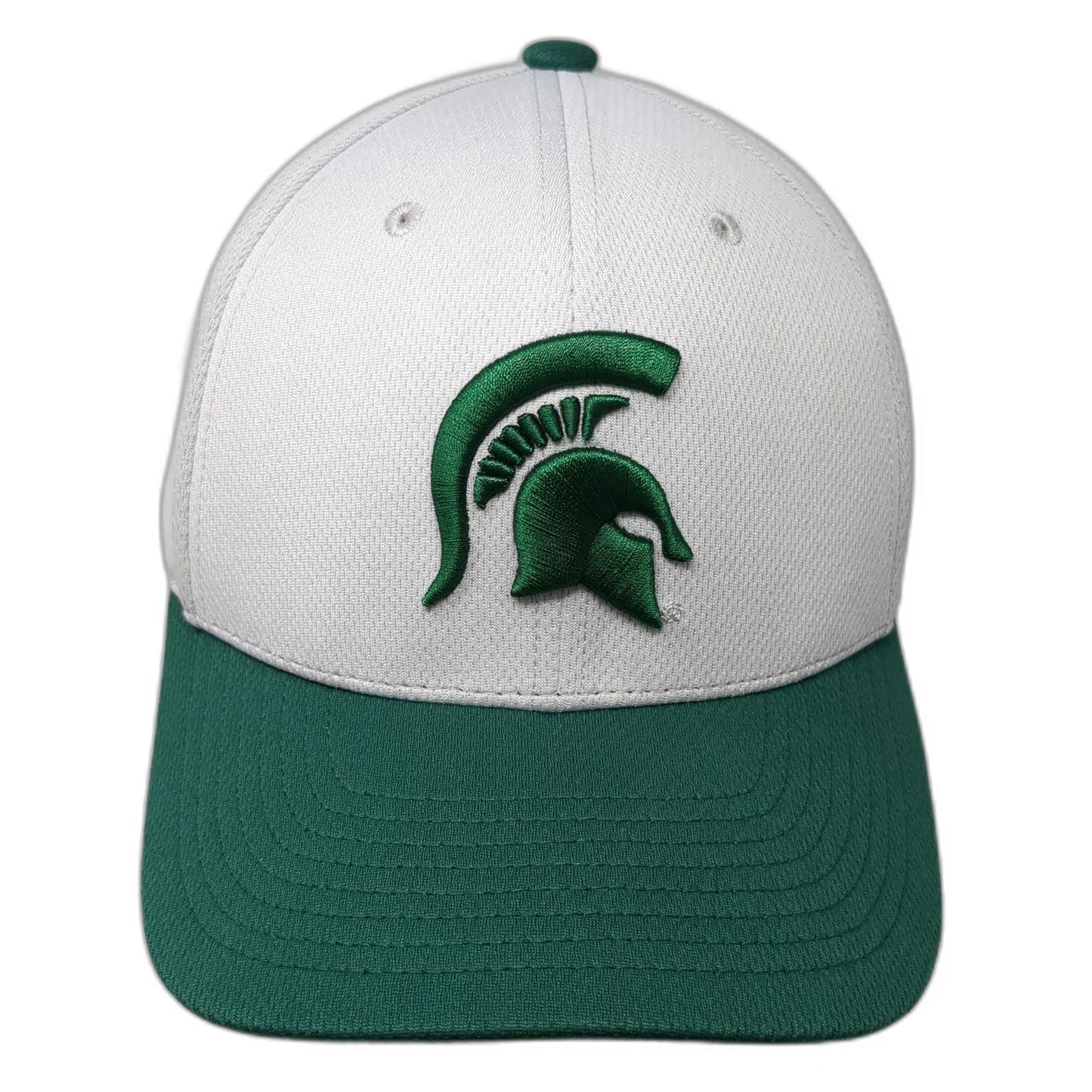 Michigan State Spartans NCAA Top of the World Cap Hat L Gray Green Embroidered