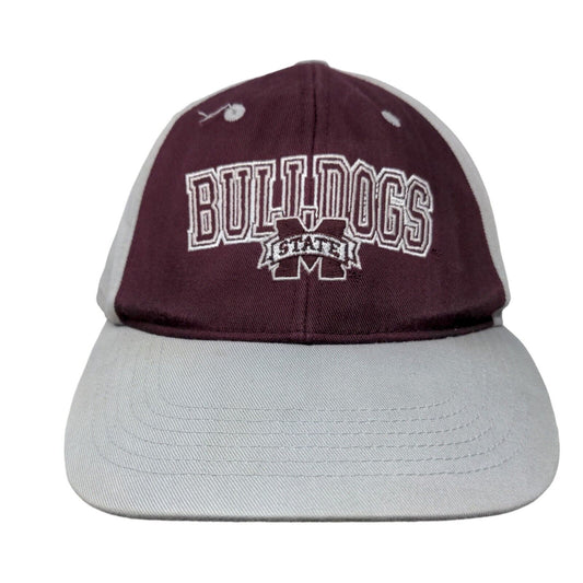 Collegiate Headwear Men's Strapback Hat OSFA Mississippie State Bulldogs Logo