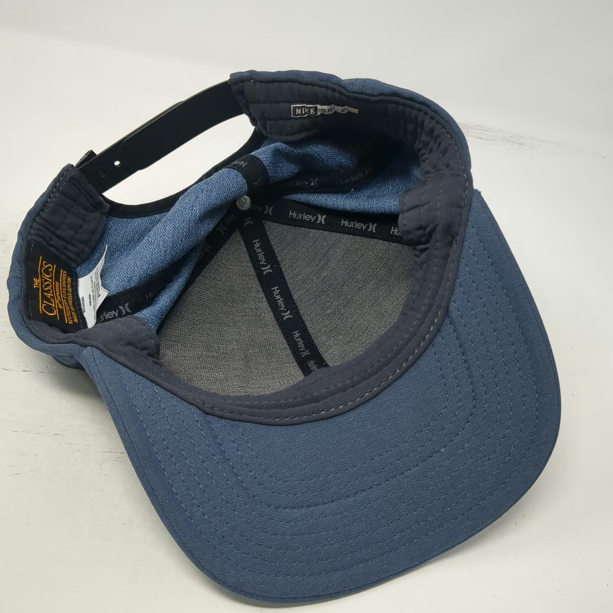 Hurley Snapback Blue One Size Hat Phantom Nike Dri-FIT Moisture Wicking
