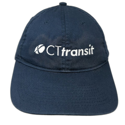Port & Company CTtransit Hat Blue One Size Baseball Cap Strapback Embroidered