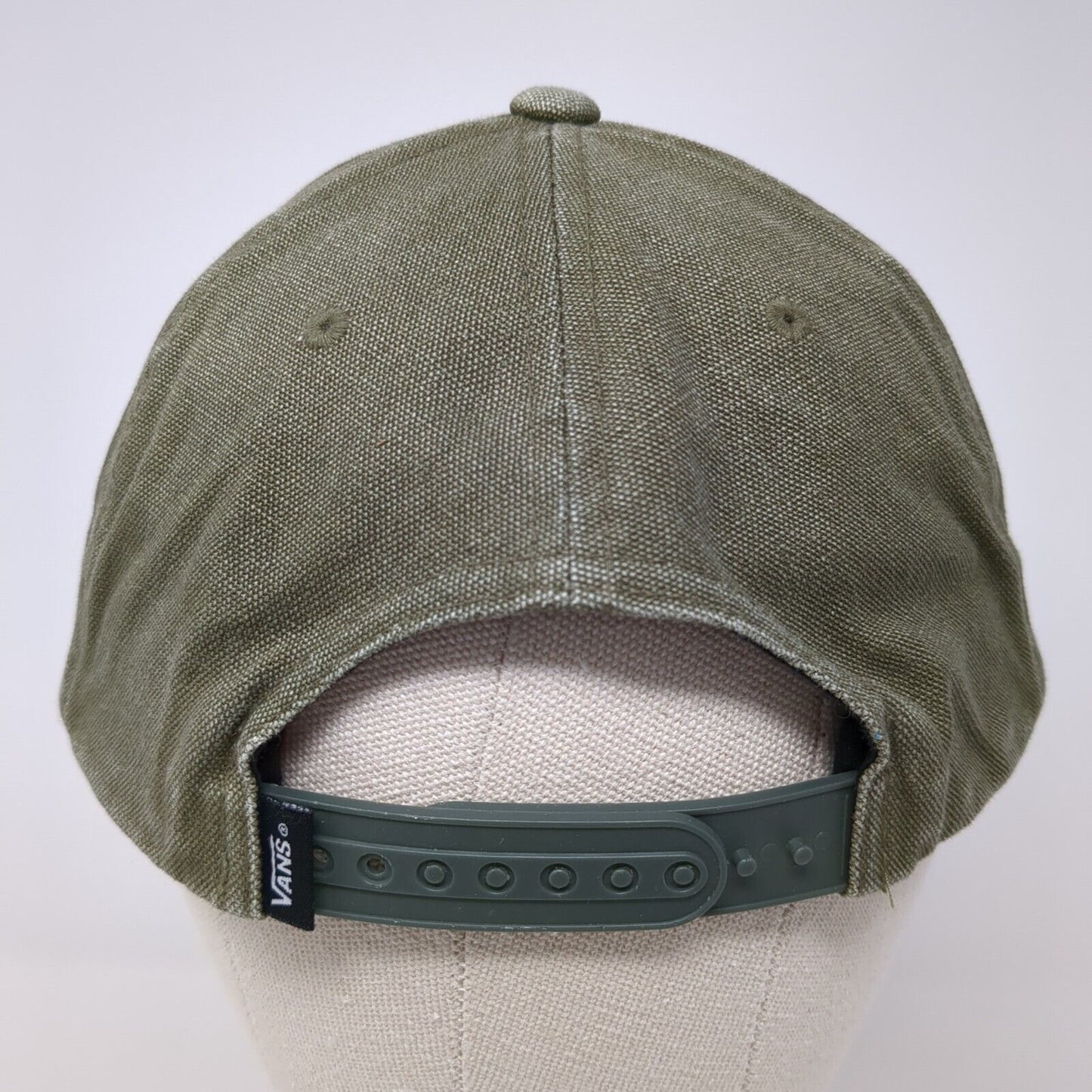 Vans Off The Wall Patch Snapback Hat Green One Size Adjustable Solid
