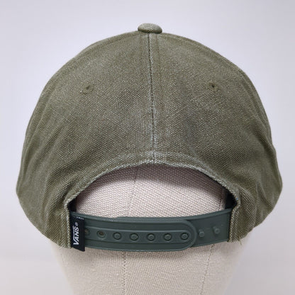 Vans Off The Wall Patch Snapback Hat Green One Size Adjustable Solid