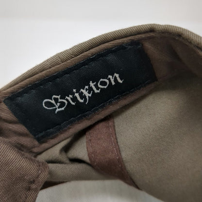 Brixton 5 Panel Brown One Size Hat Snapback Standard Patch Logo Cotton Blend Cap