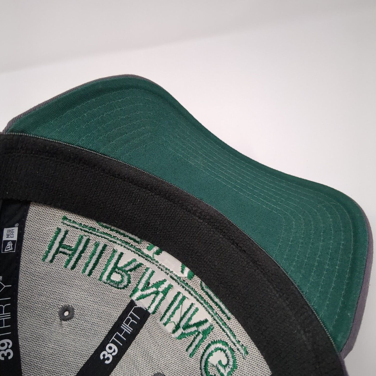 Hirning GMC Fitted Hat Gray L-XL Embroidered 6 Panel New Era 39Thirty