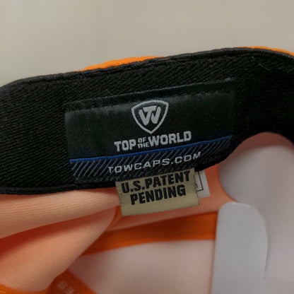 Tennessee Volunteers Fitted Hat Orange Top of the World Embroidered Logo NCAA