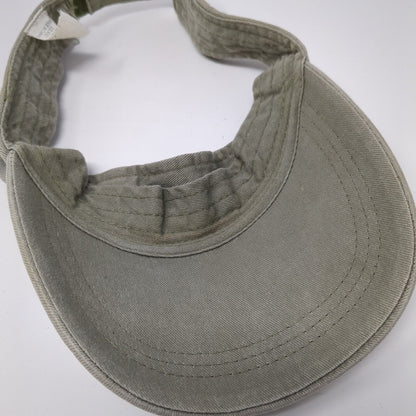 Death Valley Strapback Sun Visor Hat Green One Size Adjustable Jhats