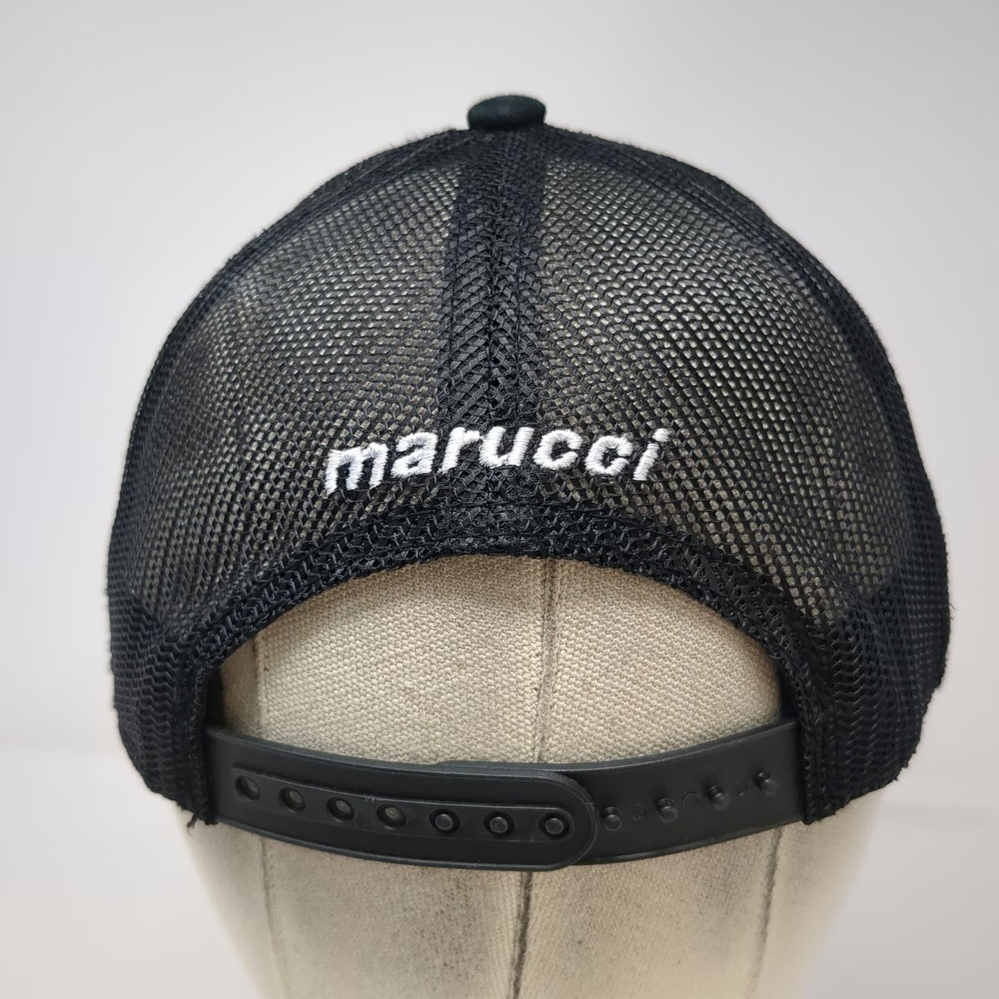 Marucci Trucker Hat Black One Size World Series Mesh Back Snapback Baseball