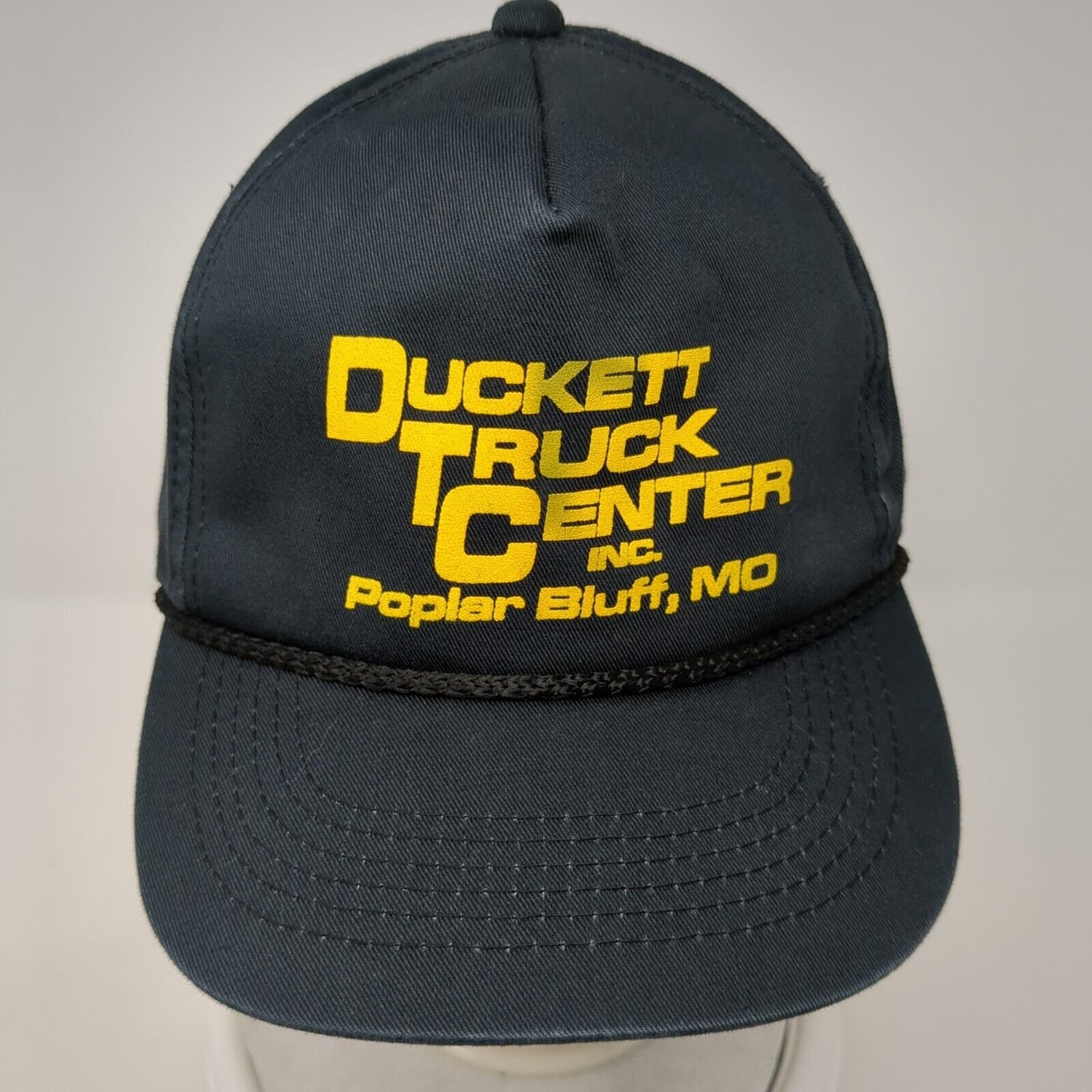 Duckett Truck Center Inc Poplar Bluff MO Snapback Hat Blue OS Adjustable Rope OC