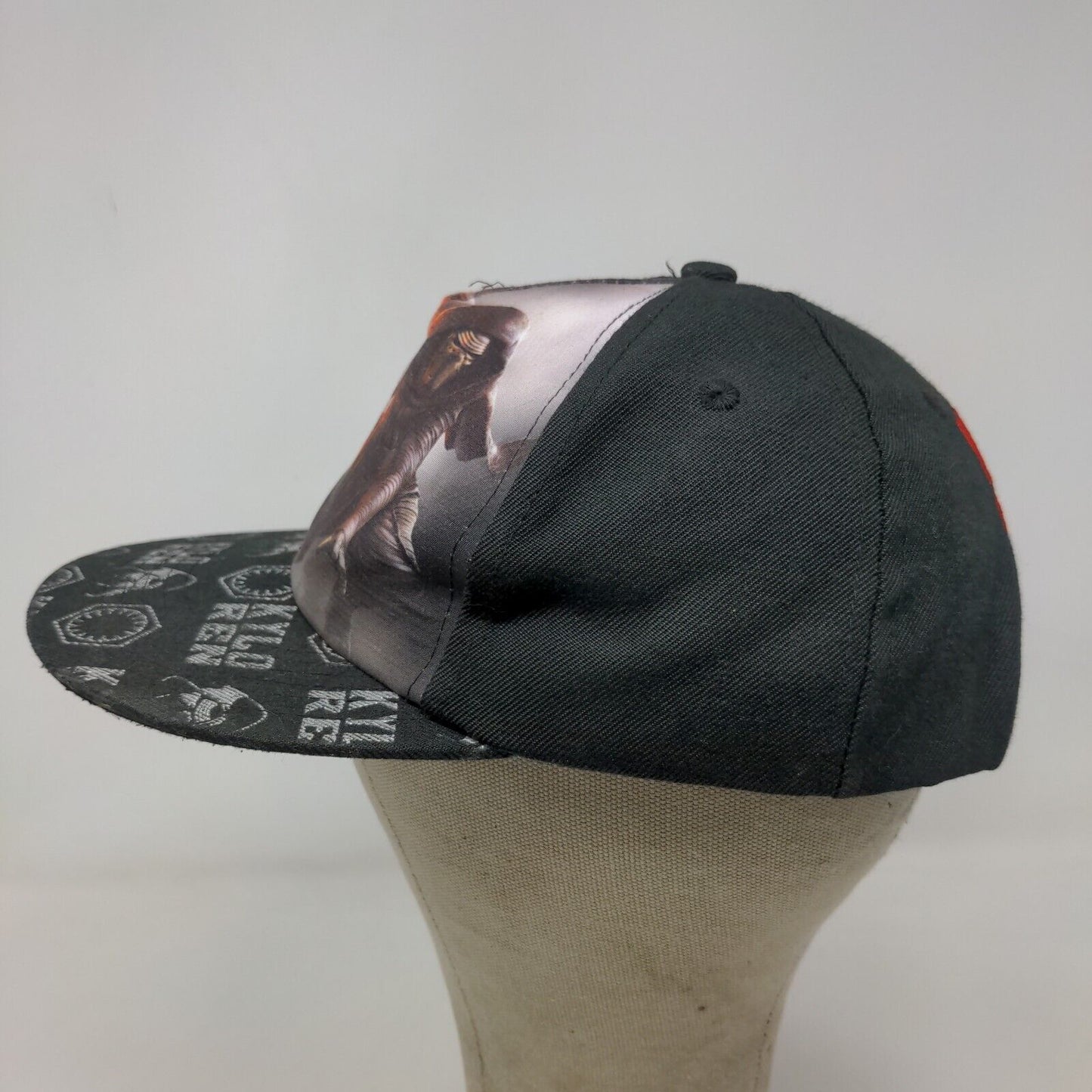 Star Wars Boys Snapback Hat Black OS Kylo Ren Embroidered & Graphic Logos