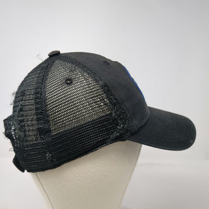 Adidas Baseball Cap Black One Size Boston Marathon 2015 BAA Logo Mesh Back Hat