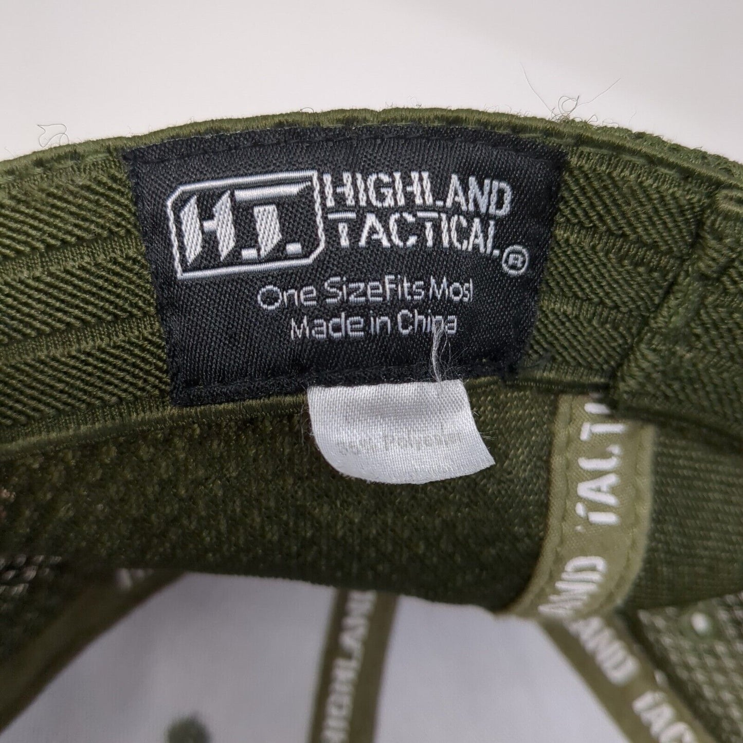 Highland Tactical Fitted Hat Multi One Size Embroidered Flag Mesh Back