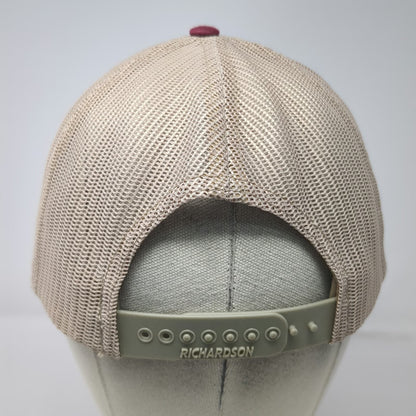 Richardson Trucker Hat Red OSFM Mesh Snapback Sandy McLeod Memorial Golf Idaho