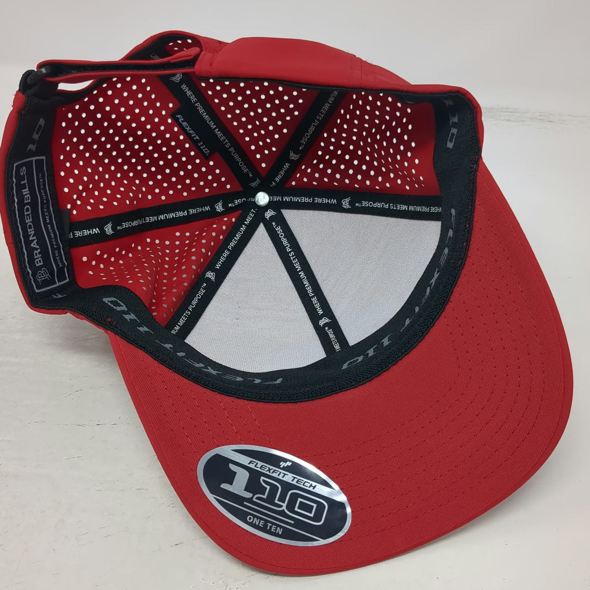 Branded Bills Northwest Nazarene University Nighthawks Red Baseball Cap OS Hat