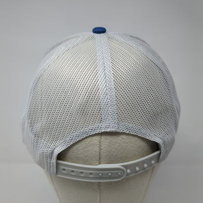 Letter W Snapback Trucker Hat Blue OS Adjustable Mesh Back Port Authority