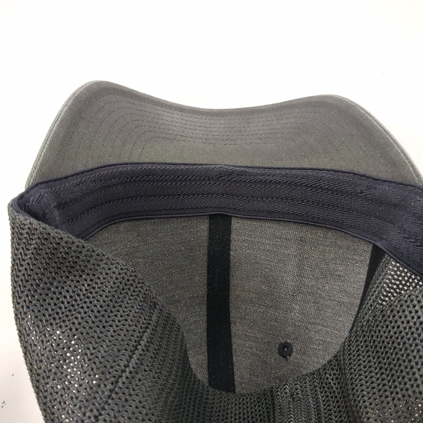 Pine Trees American Flag Fitted Trucker Hat Gray OS Mesh Back 6 Panel Columbia