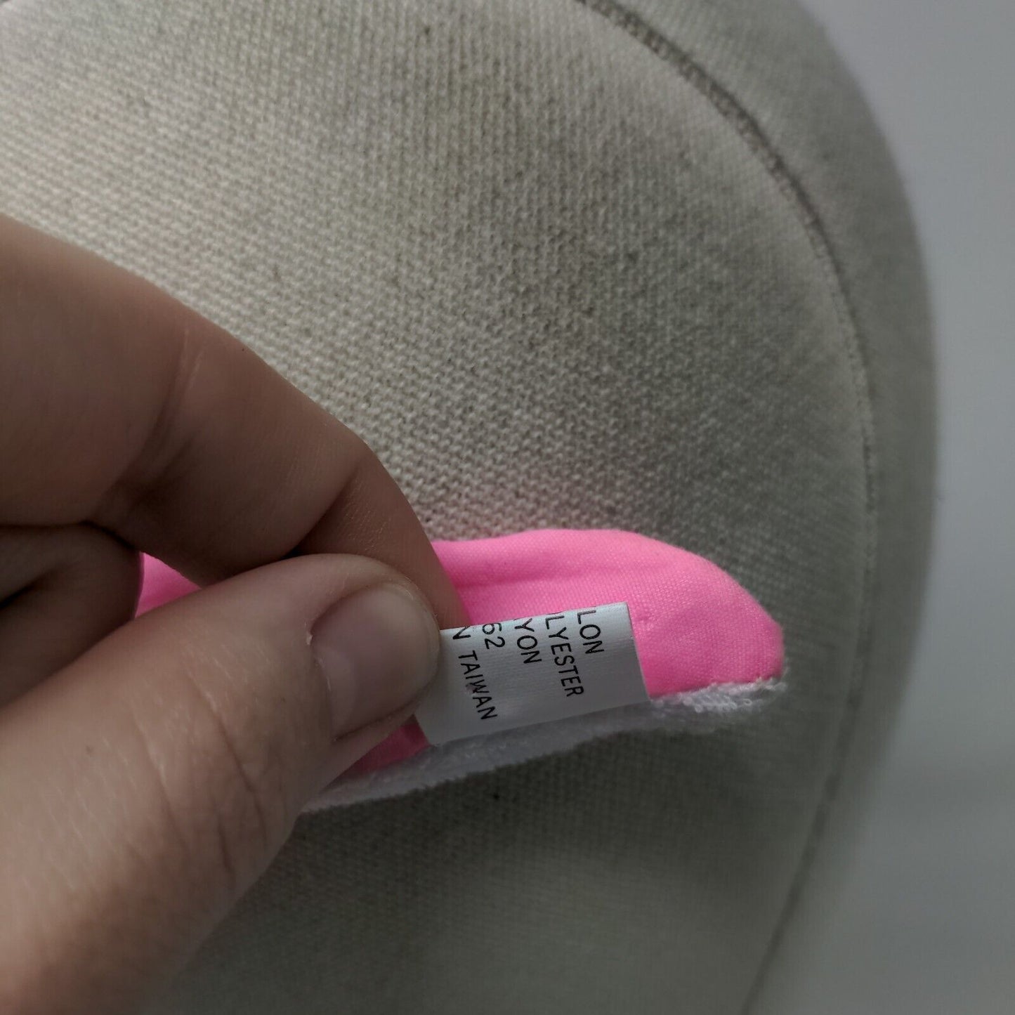 Unbranded Sun Hat Clip On Visors Pink One Size Adjustable Wide Brim Blank