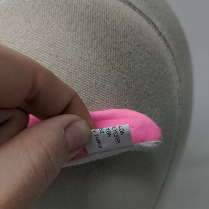 Unbranded Sun Hat Clip On Visors Pink One Size Adjustable Wide Brim Blank