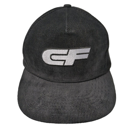Consolidated Freightways Snapback Rope Hat Black One Size Corduroy