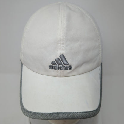Adidas Climalite Strapback Hat White One Size Adjustable Embroidered Breathable