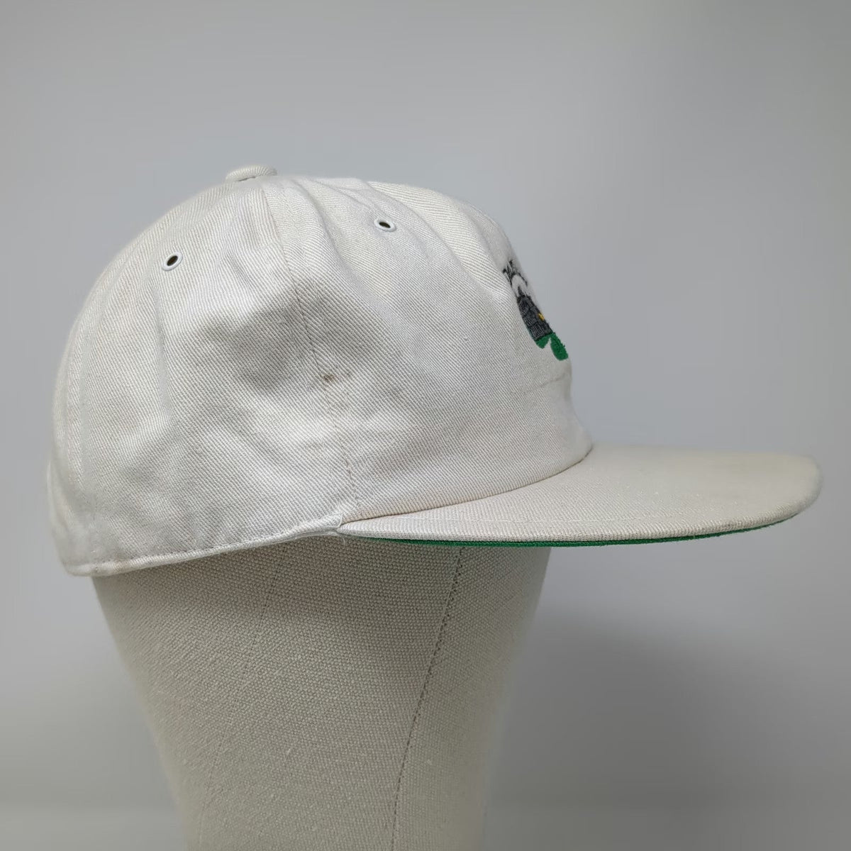 Richards & Thirkell Snapback Hat White One Size Made in England Dalmahoy Golf