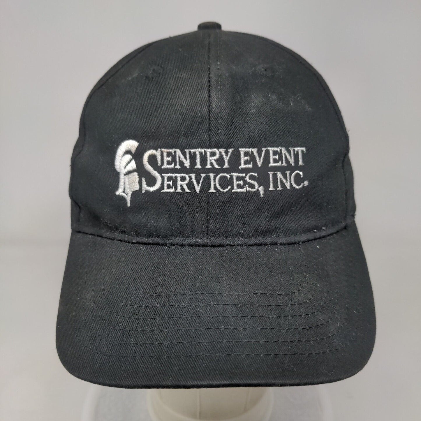 Sentry Event Services Inc Slideback Hat Black One Size Embroidered Big X